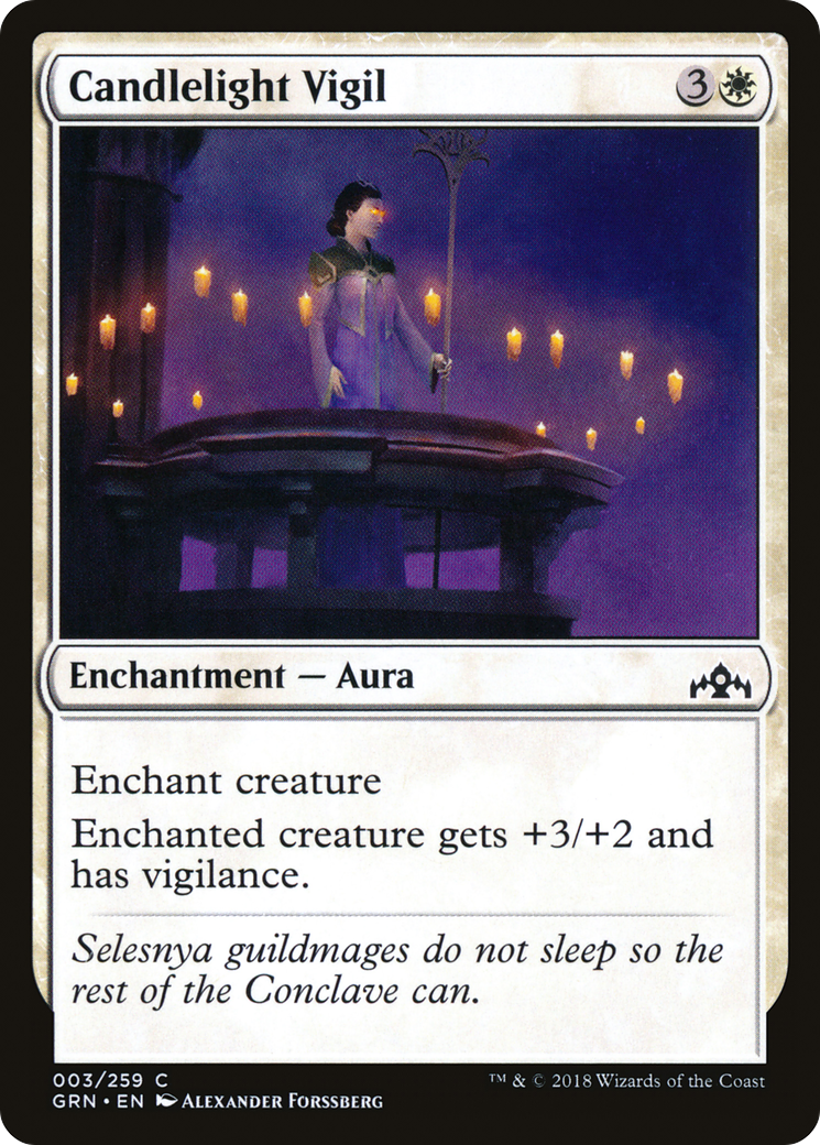 Candlelight Vigil (GRN-003)  - Guilds of Ravnica