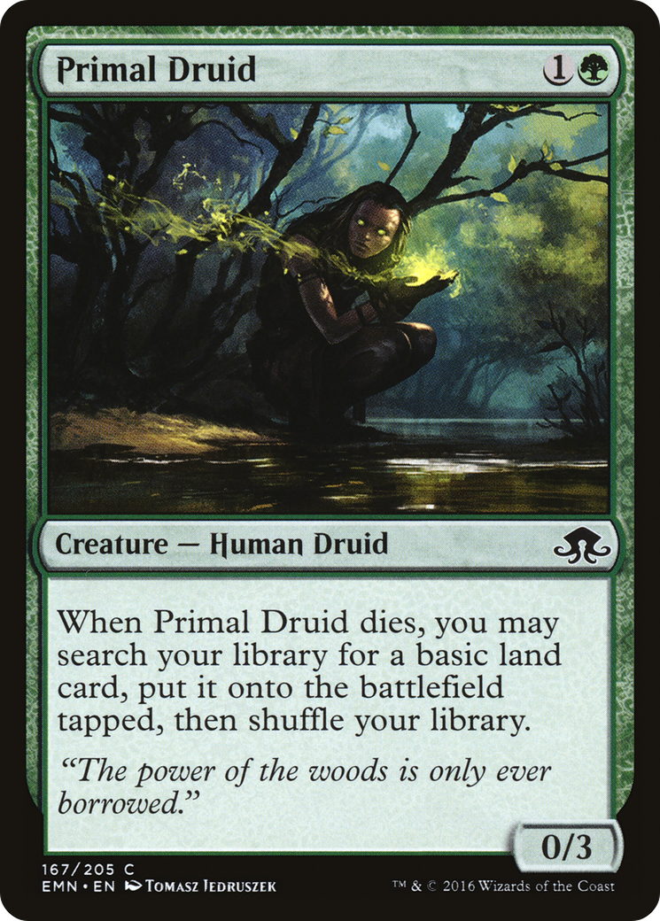 Primal Druid (EMN-167)  Foil - Eldritch Moon