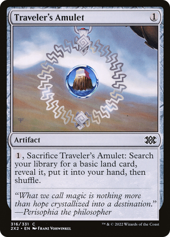 Traveler's Amulet (2X2-316)  Foil - Double Masters 2022