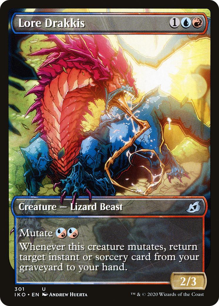 Lore Drakkis (Showcase) (IKO-301) - Ikoria: Lair of Behemoths: (Showcase) Foil