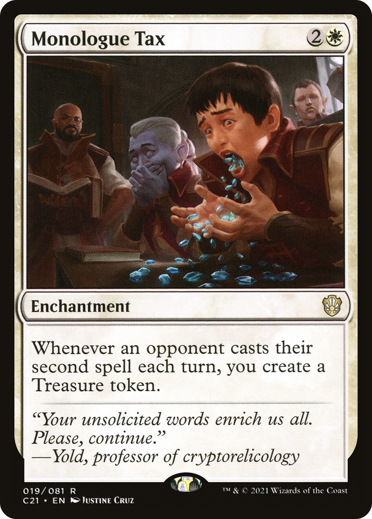 Monologue Tax (C21-019)  - Commander 2021