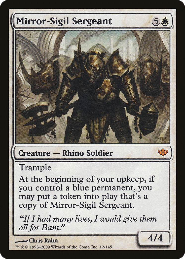 Mirror-Sigil Sergeant (CON-012)  Foil - Conflux