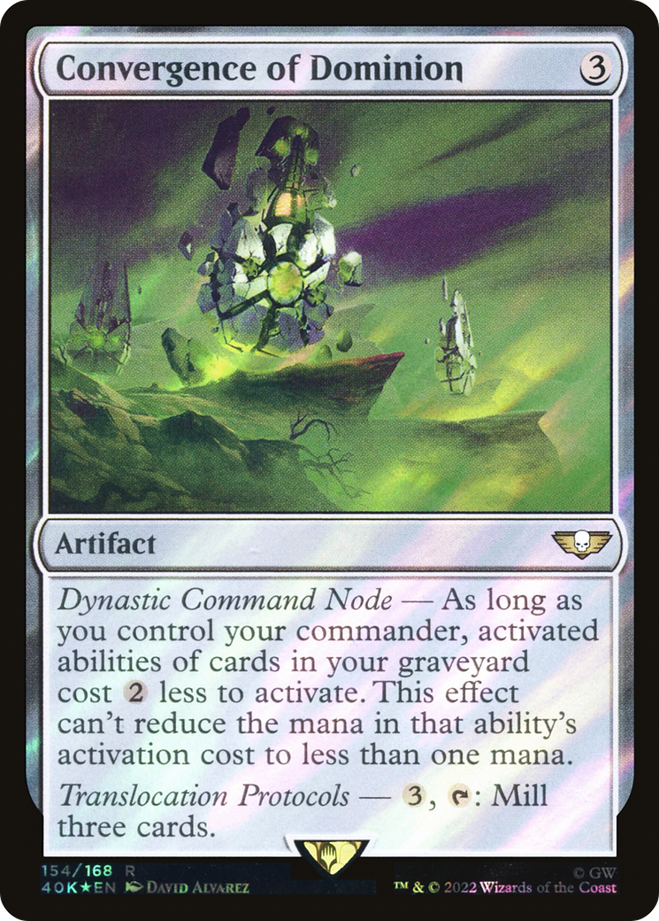 Convergence of Dominion (Surge Foil) (40K-154)  Foil - Warhammer 40,000 Commander