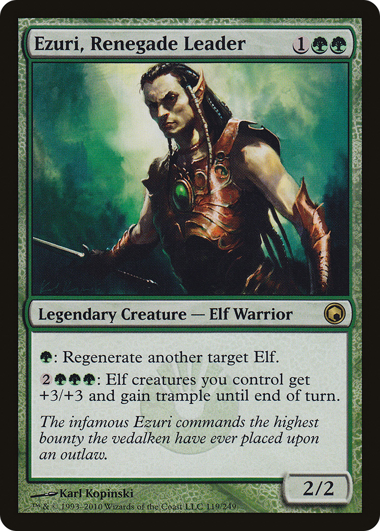 Ezuri, Renegade Leader (SOM-119)  Foil - Scars of Mirrodin