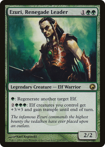 Ezuri, Renegade Leader (SOM-119)  Foil - Scars of Mirrodin