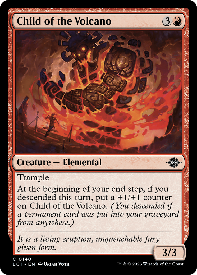 Child of the Volcano (LCI-140)  Foil - The Lost Caverns of Ixalan