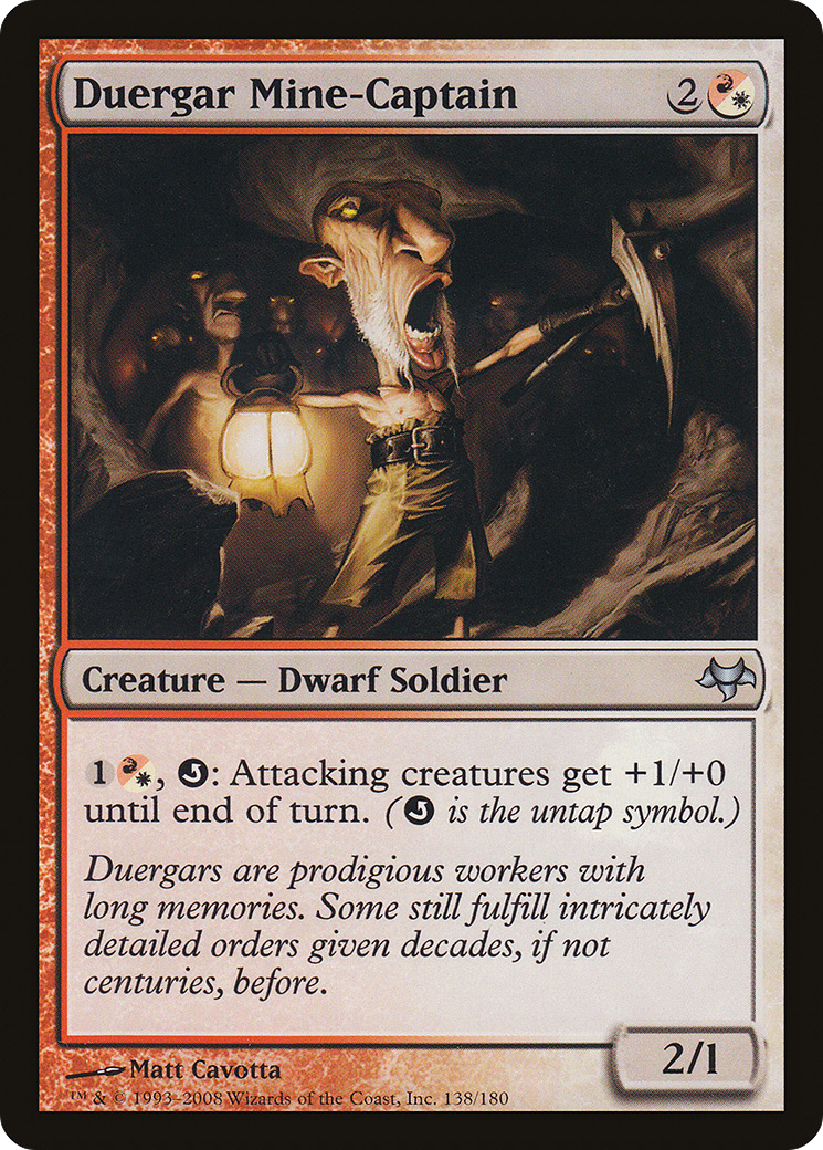 Duergar Mine-Captain (EVE-138)  Foil - Eventide