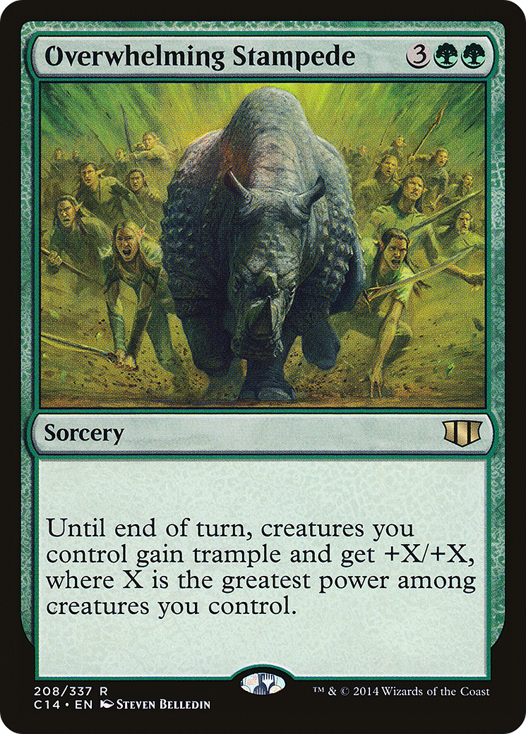Overwhelming Stampede (C14-208)  - Commander 2014