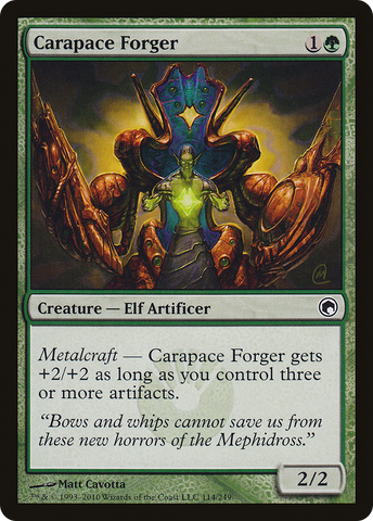 Carapace Forger (SOM-114)  Foil - Scars of Mirrodin