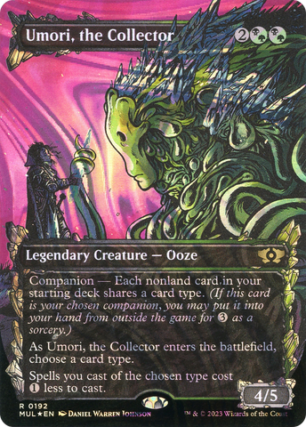 Umori, the Collector (Halo Foil) (MUL-192)  Foil - Multiverse Legends: (Showcase) (Borderless)