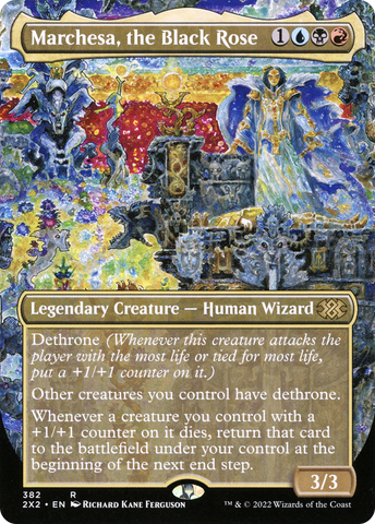 Marchesa, the Black Rose (Borderless) (2X2-382)  Foil - Double Masters 2022