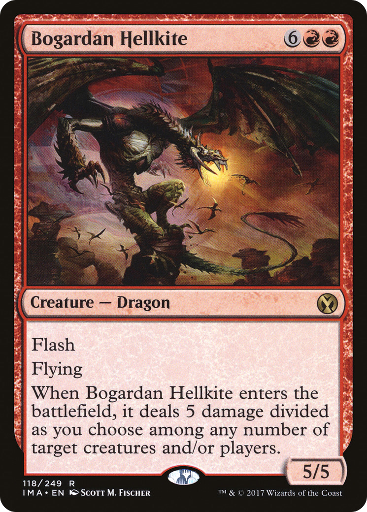 Bogardan Hellkite (IMA-118)  Foil - Iconic Masters