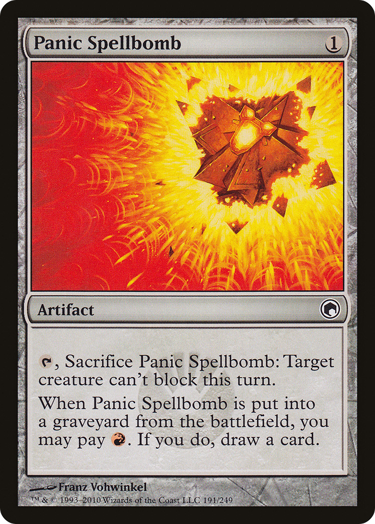 Panic Spellbomb (SOM-191)  - Scars of Mirrodin