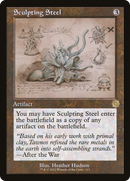 Sculpting Steel (Schematic) (BRR-113)  Foil - The Brothers' War Retro Artifacts