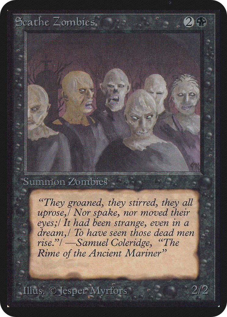 Scathe Zombies (LEA-)  - Limited Edition Alpha