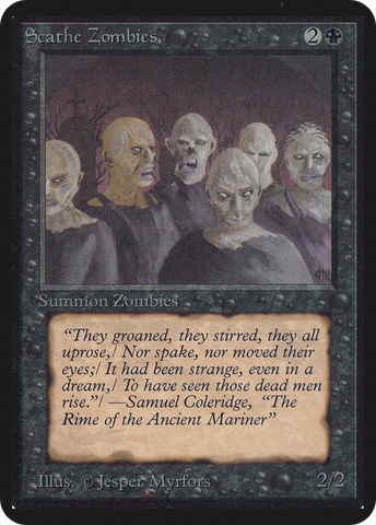 Scathe Zombies (LEA-)  - Limited Edition Alpha