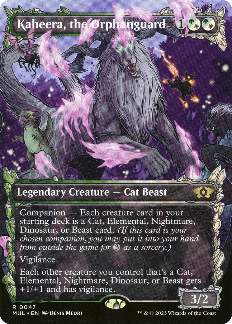 Kaheera, the Orphanguard (MUL-047)  - Multiverse Legends: (Showcase) (Borderless)