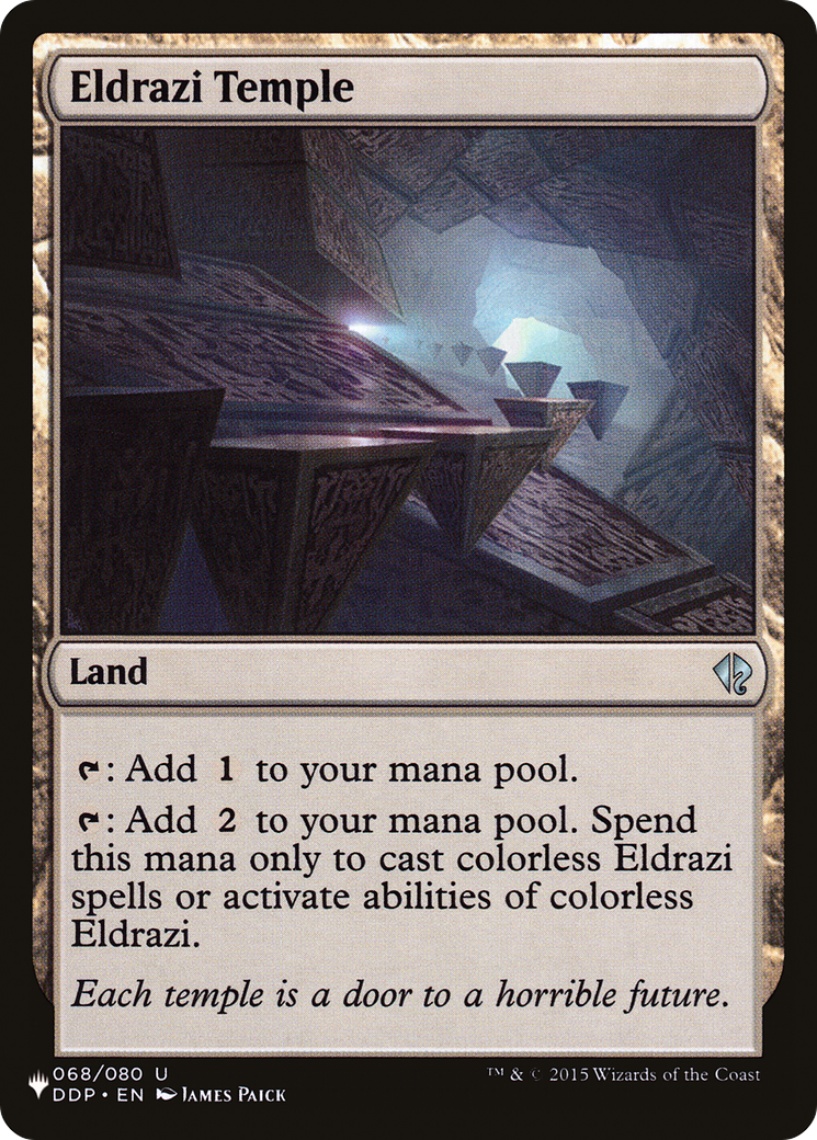 Eldrazi Temple (LIST-068/080)  - The List