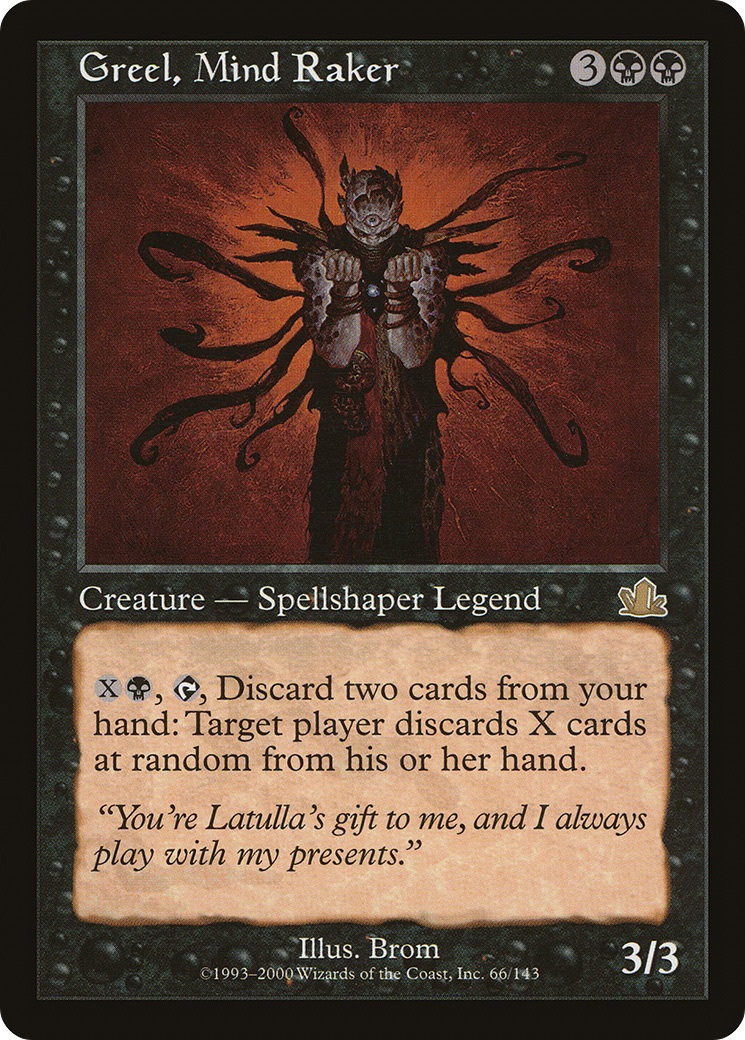 Greel, Mind Raker (PCY-066)  Foil - Prophecy