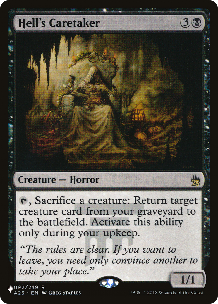 Hell's Caretaker (LIST-092/249)  - The List