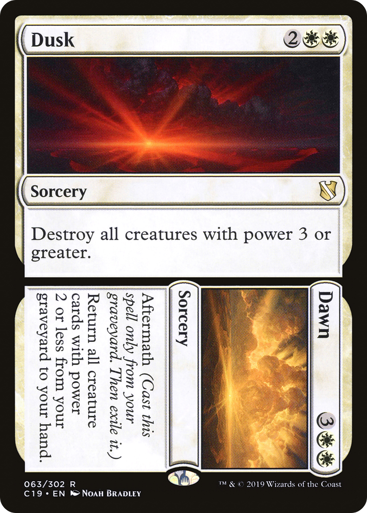 Dusk // Dawn (C19-063)  - Commander 2019