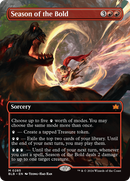 Season of the Bold (Borderless) (BLB-285)  Foil - Bloomburrow: (Showcase)