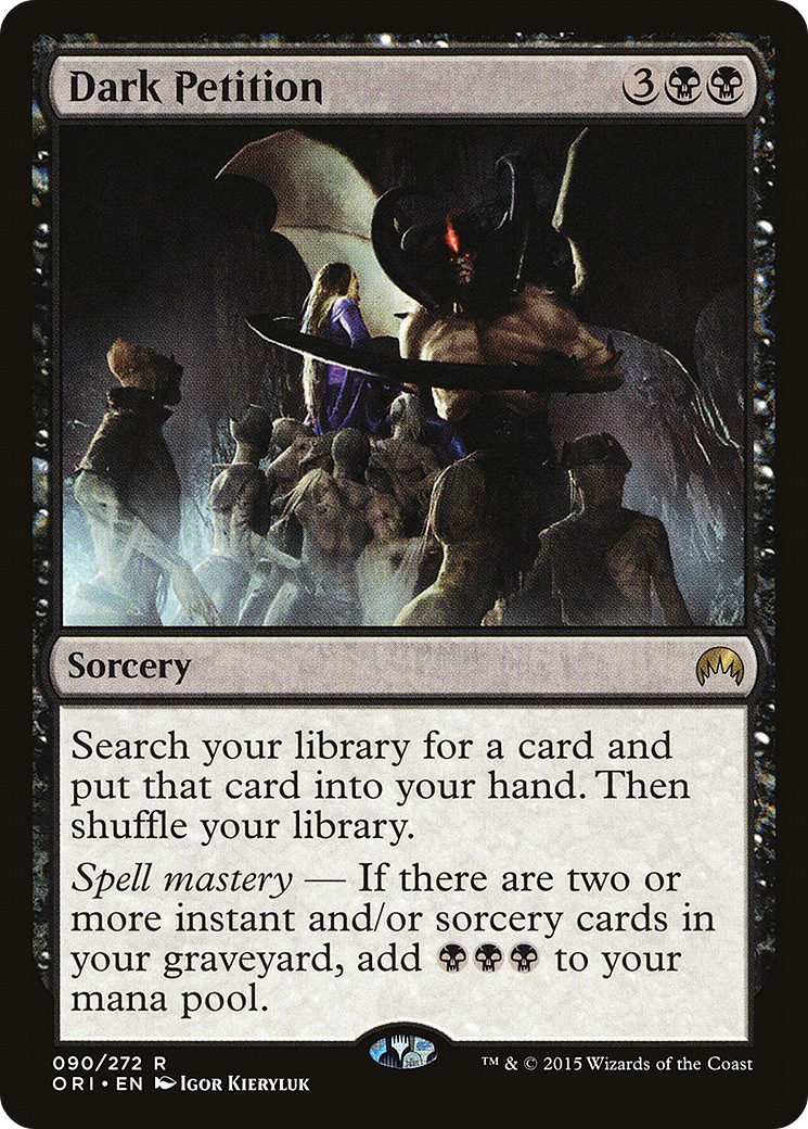 Dark Petition (ORI-090)  Foil - Magic Origins