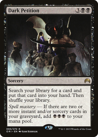 Dark Petition (ORI-090)  Foil - Magic Origins