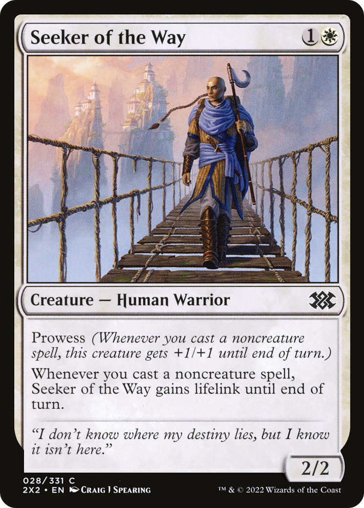 Seeker of the Way (2X2-028)  - Double Masters 2022