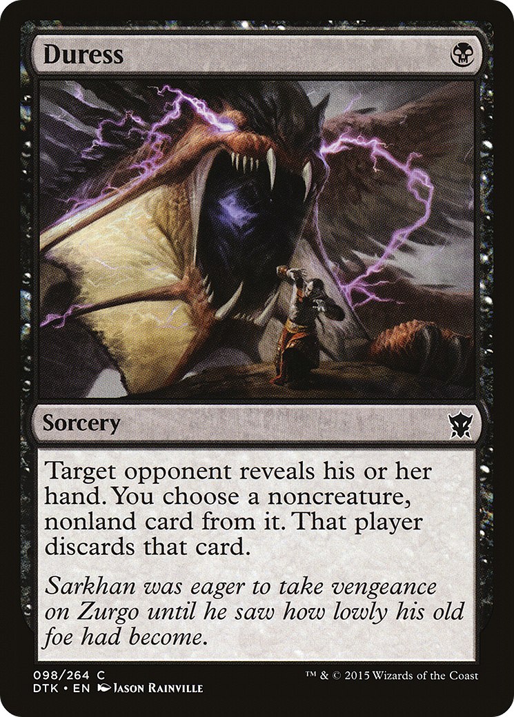 Duress (DTK-098)  - Dragons of Tarkir