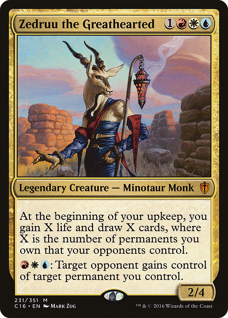 Zedruu the Greathearted (C16-231)  - Commander 2016