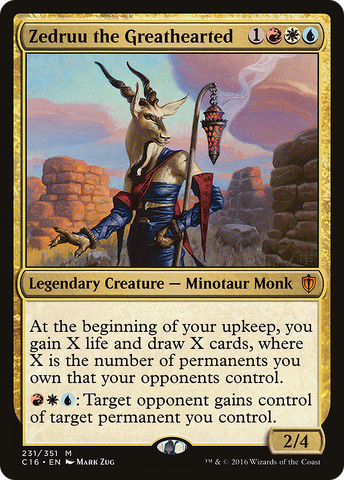 Zedruu the Greathearted (C16-231)  - Commander 2016