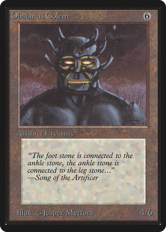 Obsianus Golem (LEB-)  - Limited Edition Beta