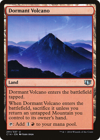 Dormant Volcano (C14-)  - Commander 2014