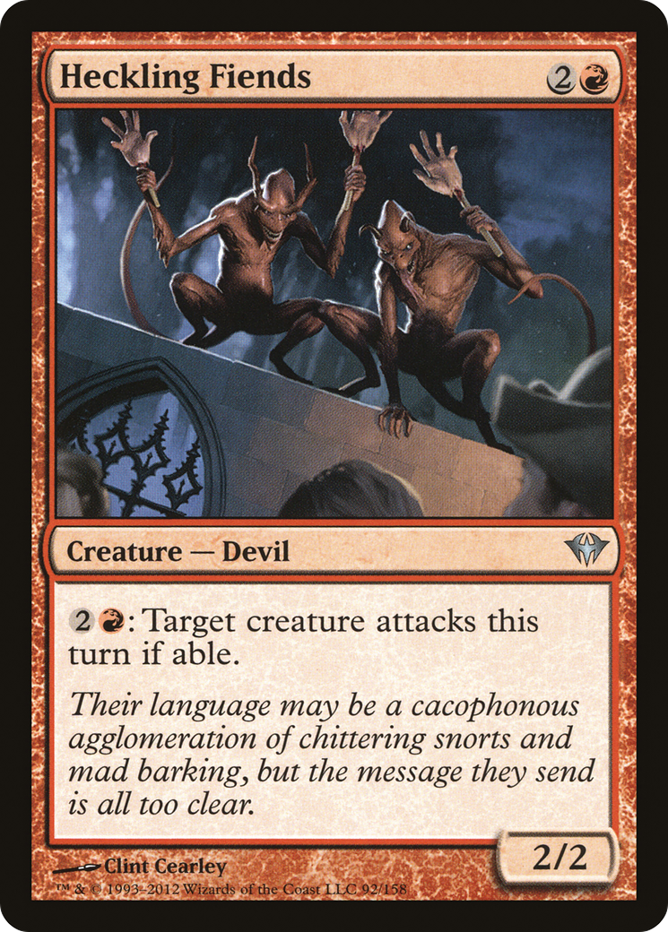 Heckling Fiends (DKA-092)  Foil - Dark Ascension