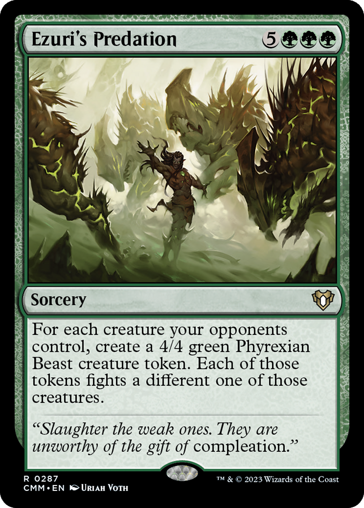 Ezuri's Predation (CMM-287)  - Commander Masters