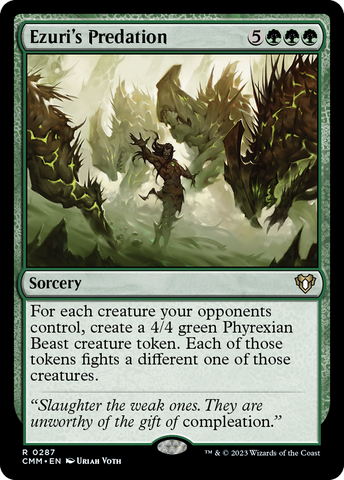 Ezuri's Predation (CMM-287)  - Commander Masters