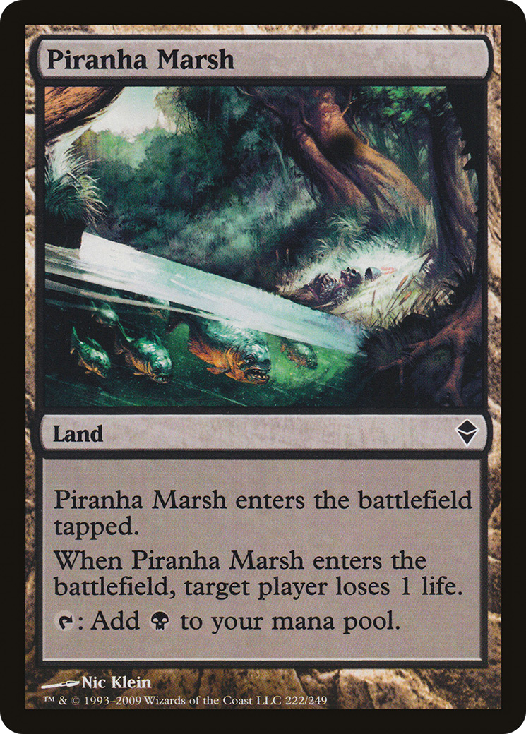 Piranha Marsh (ZEN-222)  Foil - Zendikar
