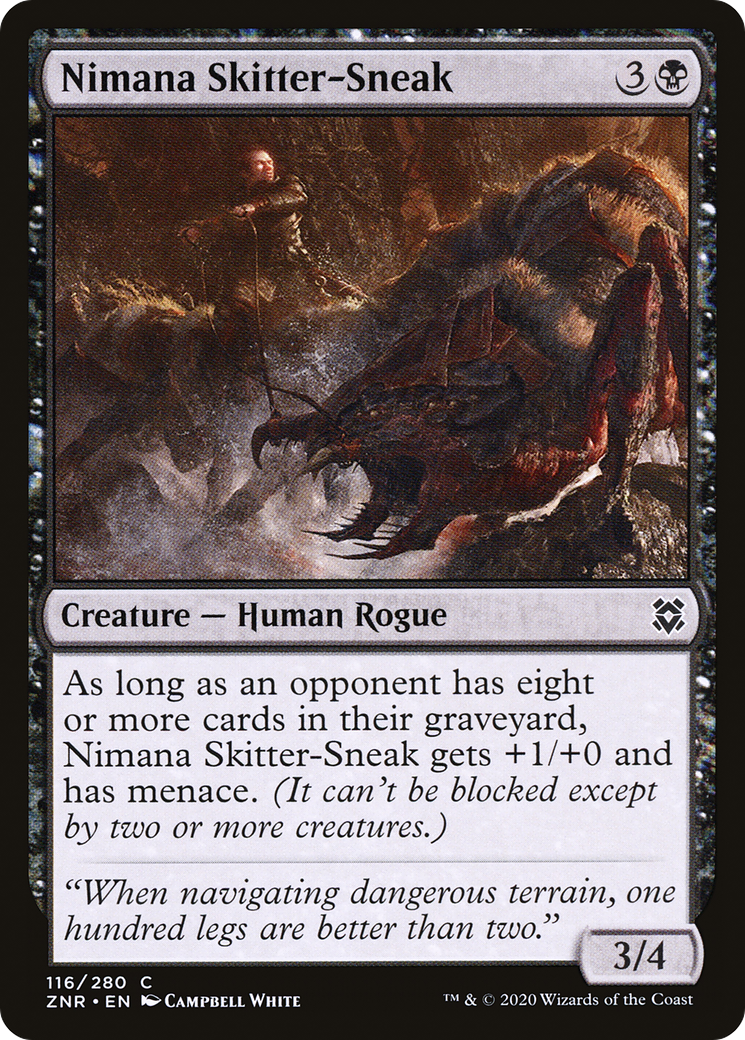 Nimana Skitter-Sneak (ZNR-116)  - Zendikar Rising
