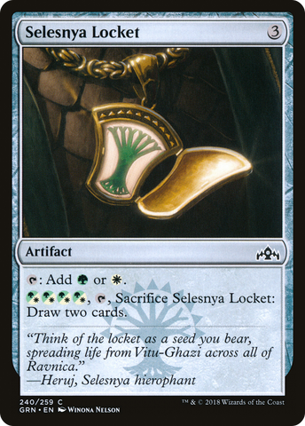 Selesnya Locket (GRN-240)  Foil - Guilds of Ravnica
