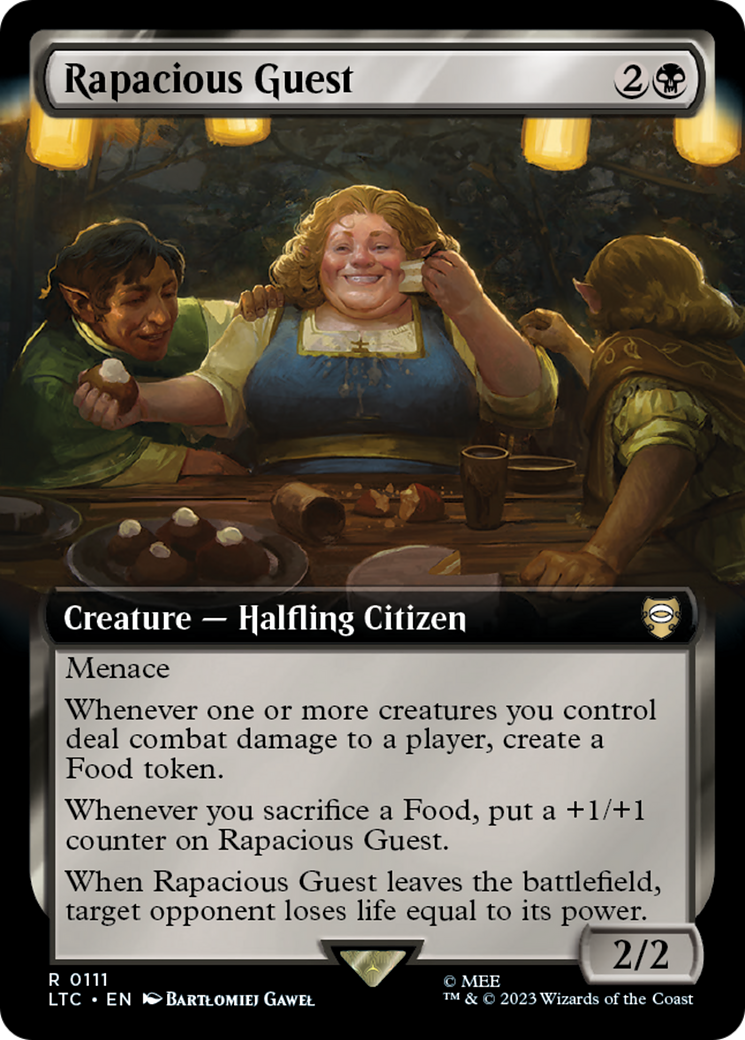 Rapacious Guest (Extended Art) (LTC-111)  Foil - Tales of Middle-earth Commander: (Extended Art)