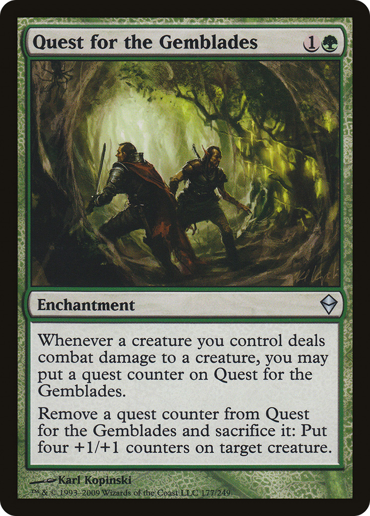 Quest for the Gemblades (ZEN-177)  - Zendikar