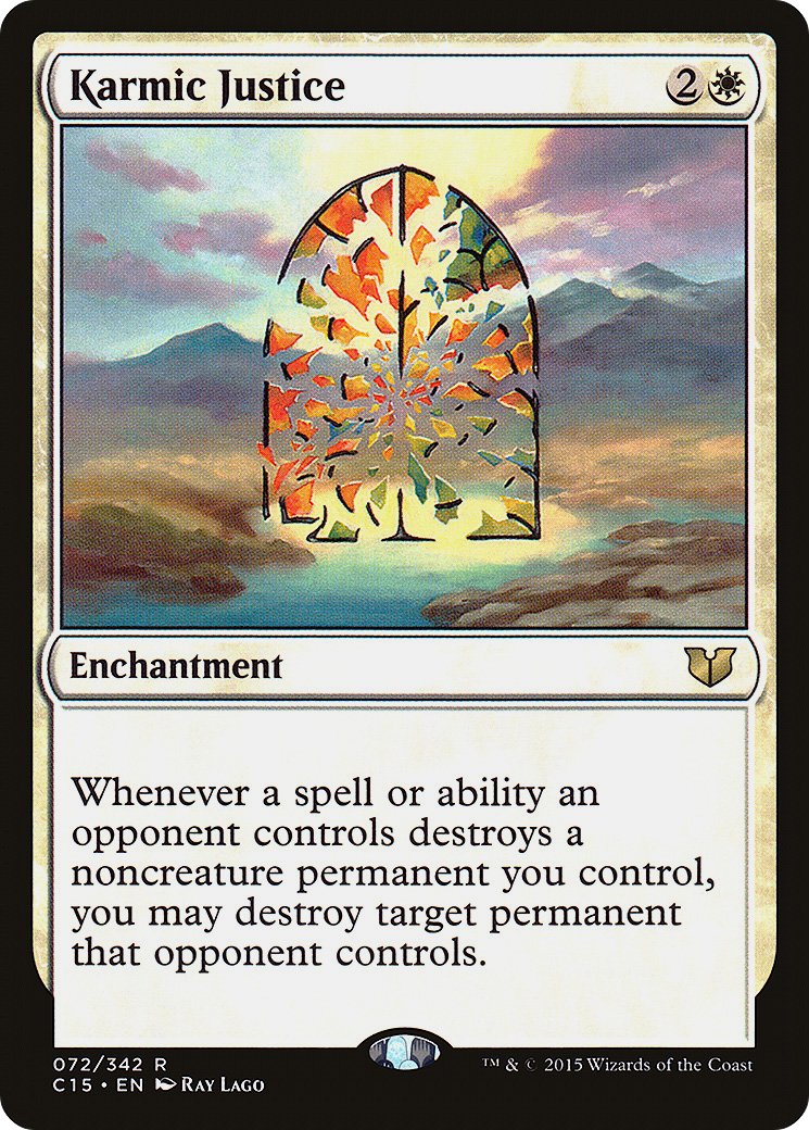 Karmic Justice (C15-072)  - Commander 2015