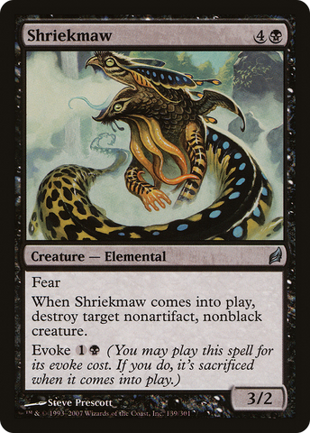 Shriekmaw (LRW-139)  Foil - Lorwyn