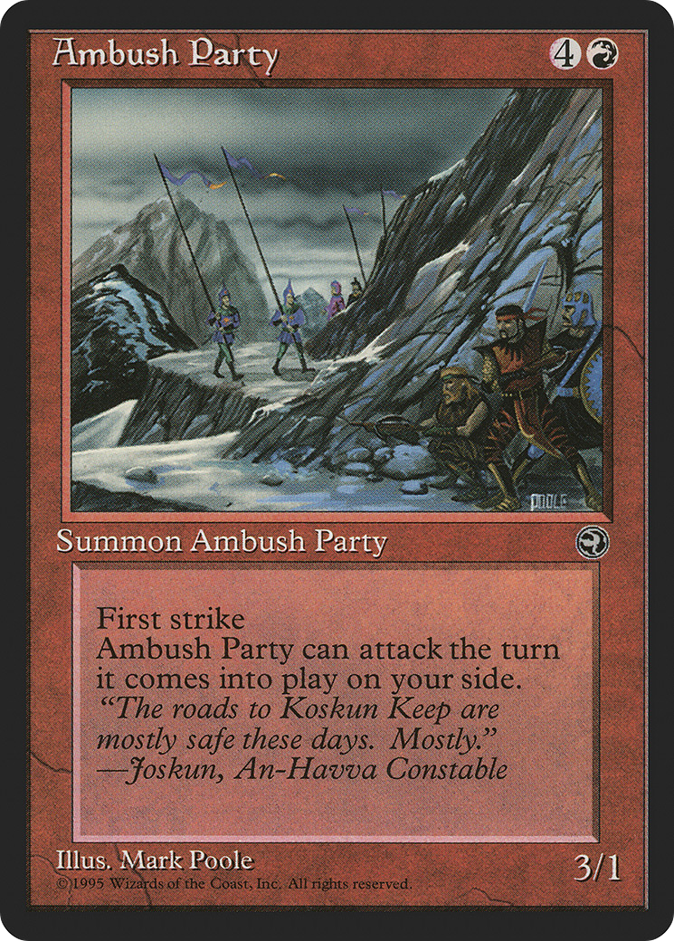 Ambush Party [Version 2] (HML-080)  - Homelands