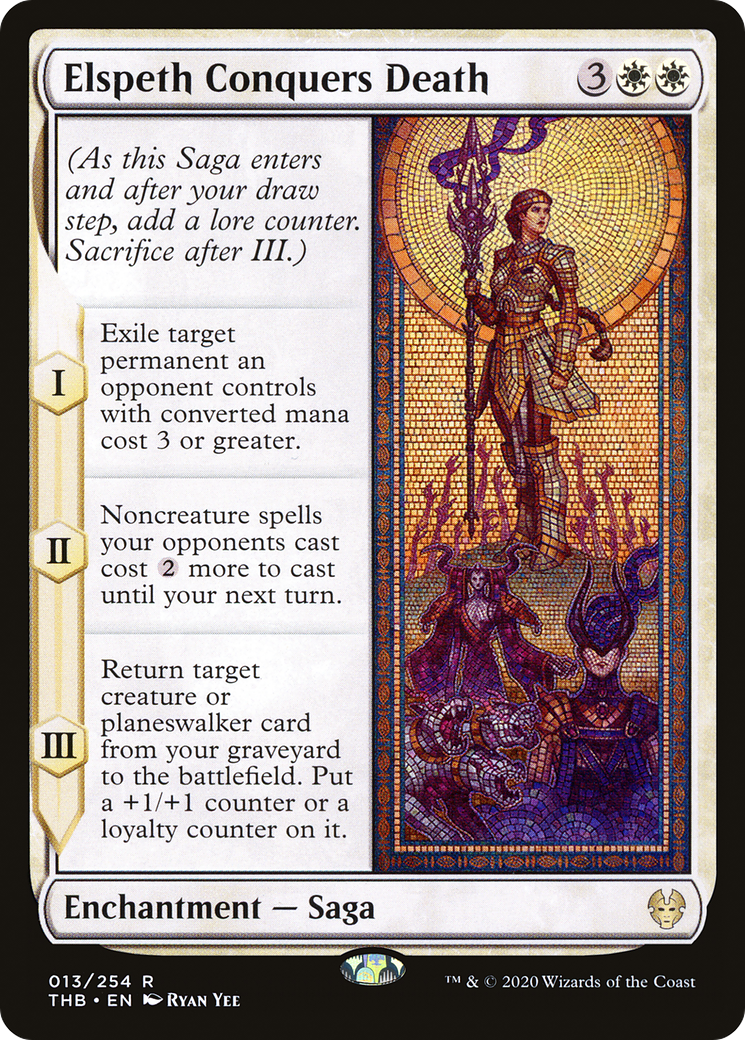 Elspeth Conquers Death (THB-013)  Foil - Theros Beyond Death