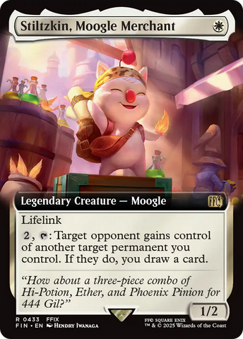 Stiltzkin, Moogle Merchant (Extended Art) (FIN-433)  - FINAL FANTASY: (Extended Art)