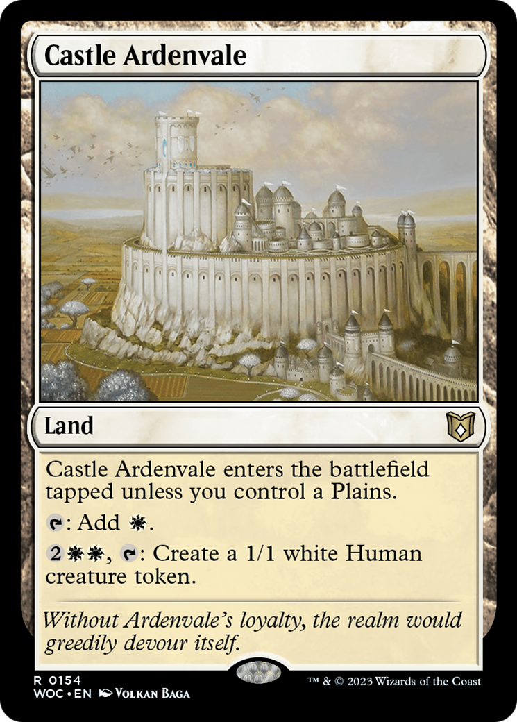 Castle Ardenvale (WOC-154)  - Wilds of Eldraine Commander