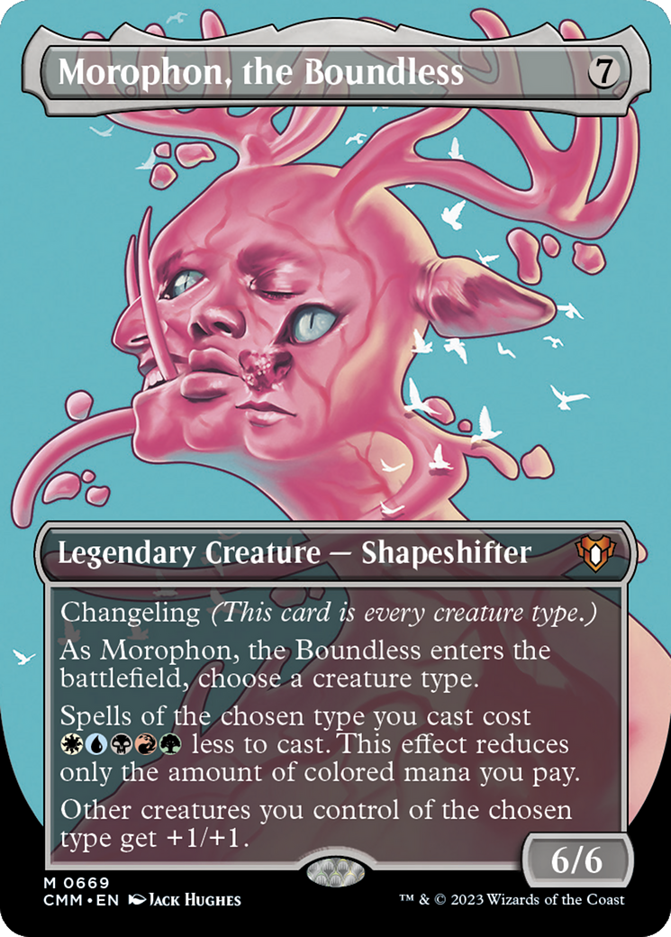 Morophon, the Boundless (Borderless) (CMM-669)  Foil - Commander Masters