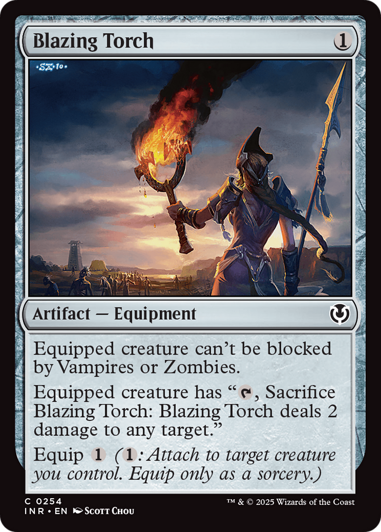 Blazing Torch (INR-254)  Foil - Innistrad Remastered